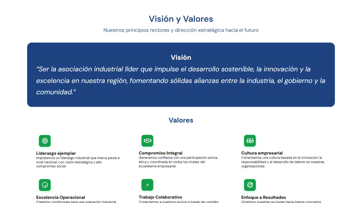Servicio de página informativa