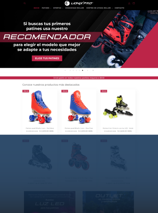 Tienda en línea de Lionix Pro