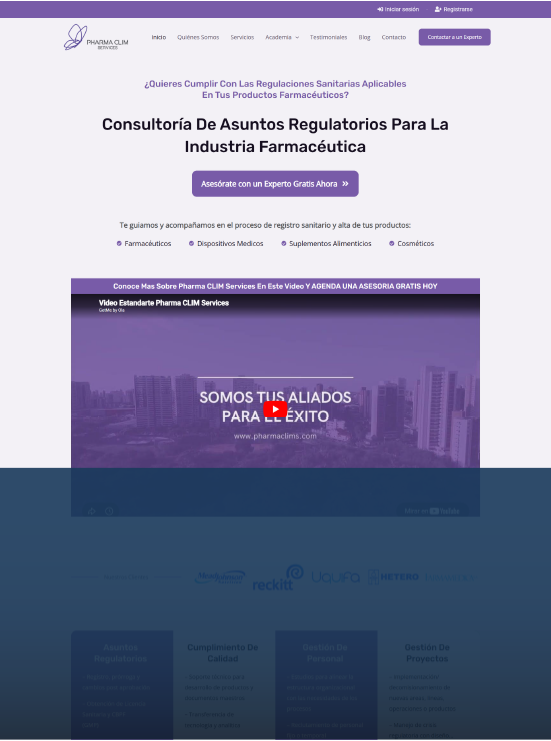 Sitio de Pharma CLIM